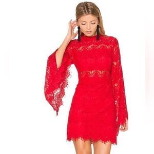 MinkPink Drama Queen Lace Cocktail Dress